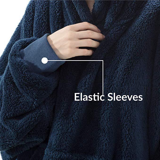 Comfortable Loose Double-Sided Fleece Hoodie