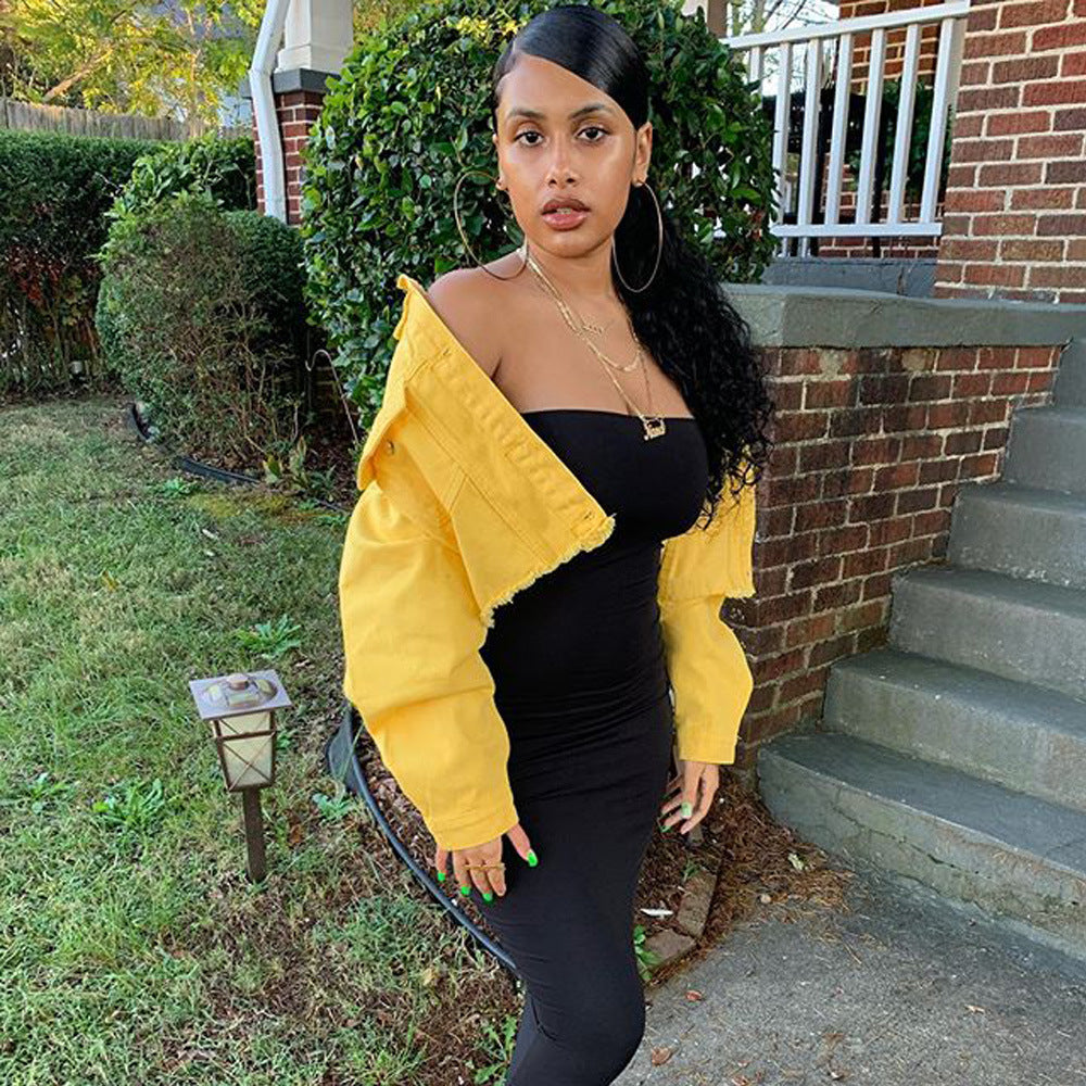 Women Streetwear Denim Jacket