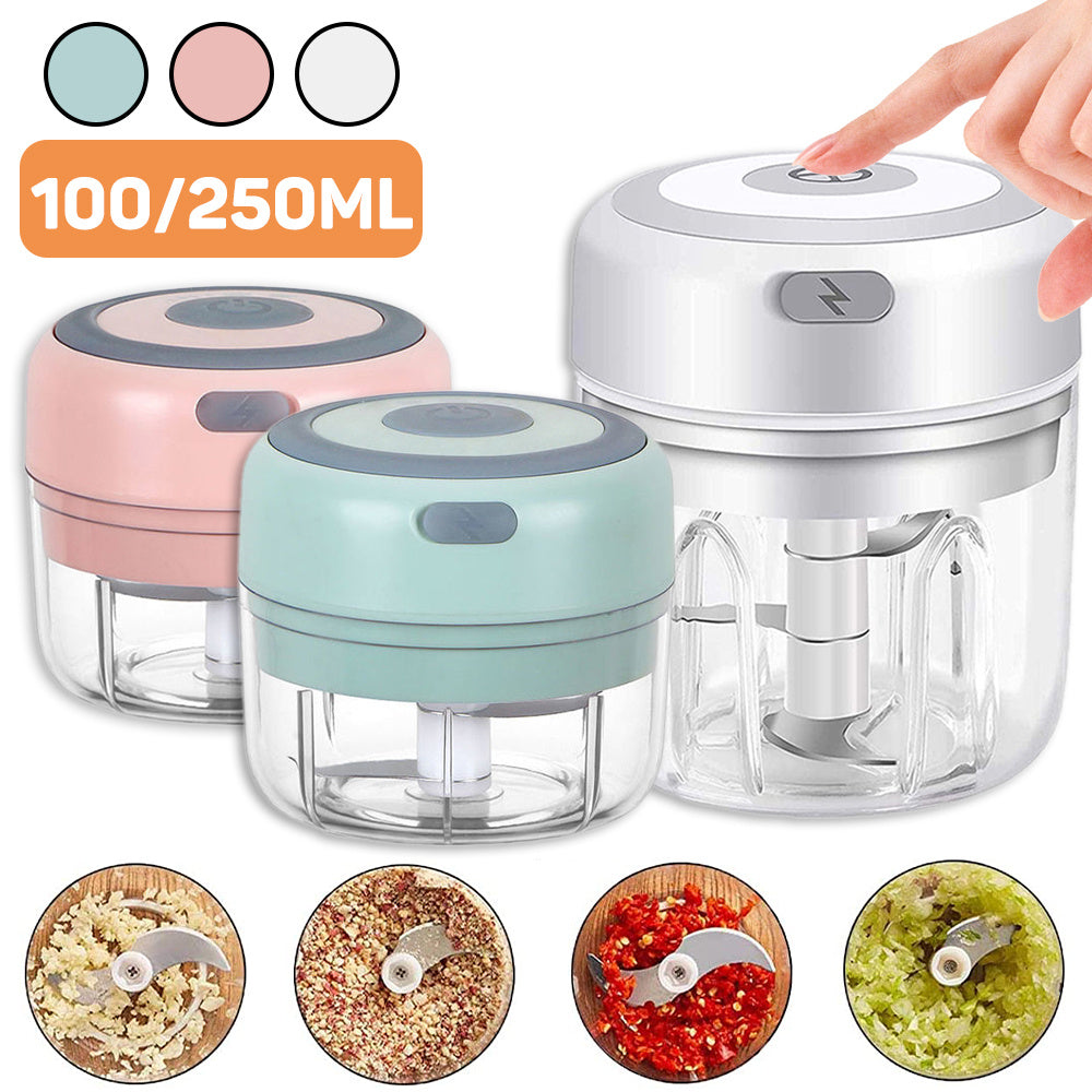 Mini Electric Garlic Chopper & Vegetable Crusher