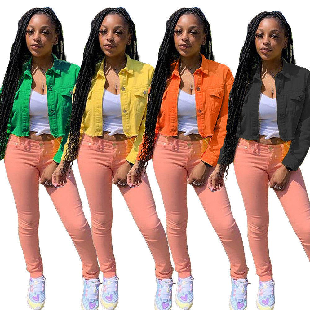 Women Streetwear Denim Jacket