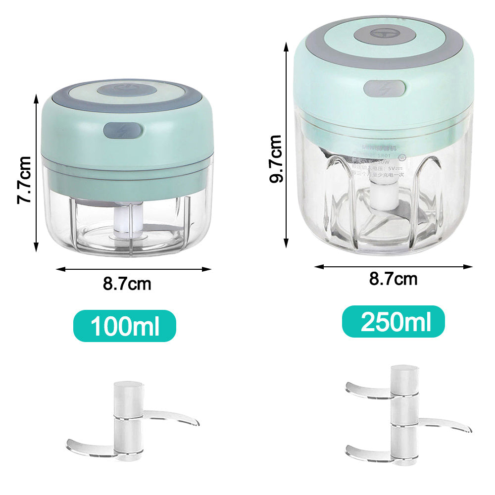 Mini Electric Garlic Chopper & Vegetable Crusher