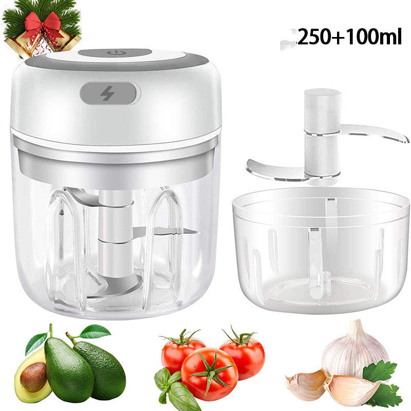 Mini Electric Garlic Chopper & Vegetable Crusher