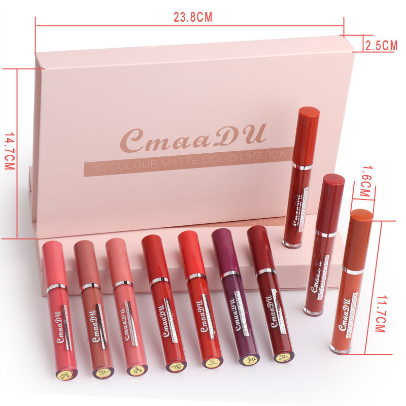 Women Waterproof Matte Lipstick