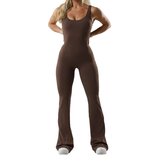 Casual Tight Yoga Bodysuit for Womens