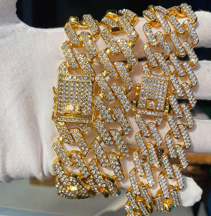 Men's Cuban Link Chain Gold Plated Necklace