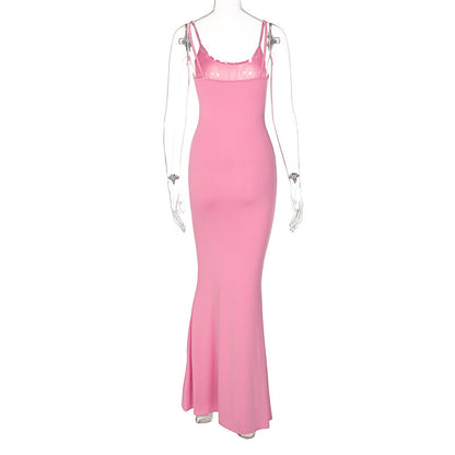 Spaghetti Strap Long Dress For Women