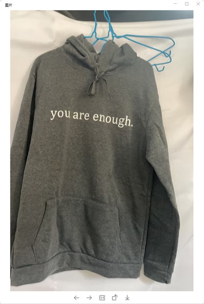 Unisex Kangaroo Pocket Drawstring Printed Hoodie