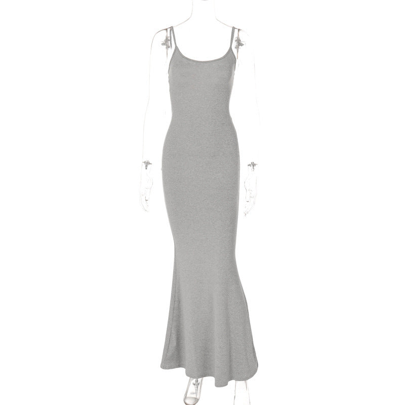 Spaghetti Strap Long Dress For Women