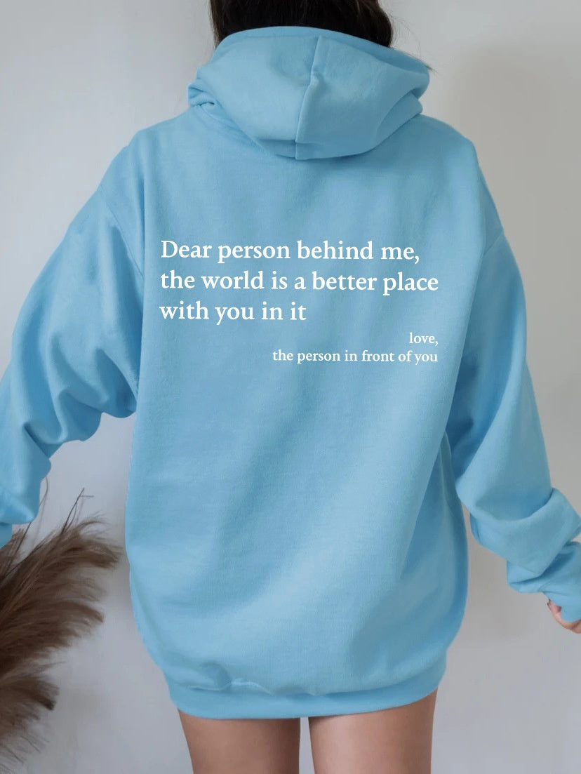 Unisex Kangaroo Pocket Drawstring Printed Hoodie