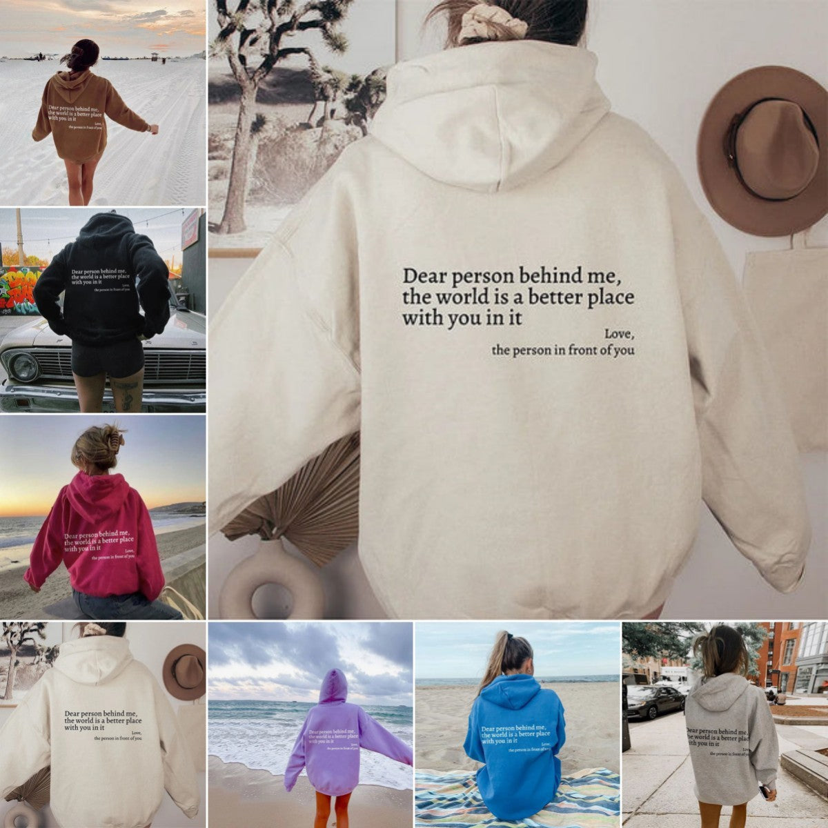 Unisex Kangaroo Pocket Drawstring Printed Hoodie