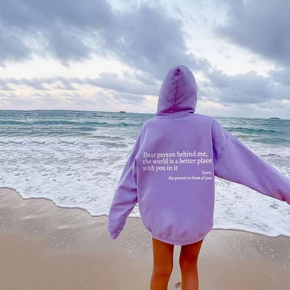 Unisex Kangaroo Pocket Drawstring Printed Hoodie